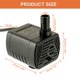 thumbnail image 2 of Bomba de Agua JAMHER USB 3,5-9V 200 L/h 1,5 m Negra, 2 of 7