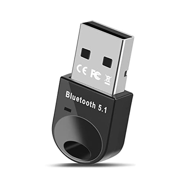 Adaptador Bluetooth 5.0 USB Con Aux 3.5mm – Transmisor Y Receptor, Plug & Play, Para PC, TV, Sistema De Sonido Y Coche