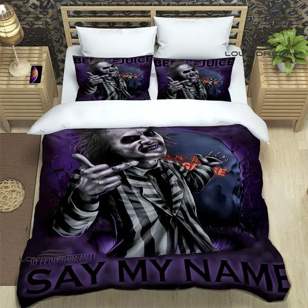Horror movie B-Beetlejuice Bedding Sets exquisite supplies set duvet cover bed comforter set bedding set luxury birthday gift