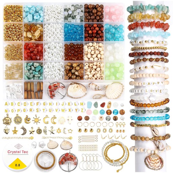 Kit de joyería RACIOCK 2000 piezas con collar de perlas
