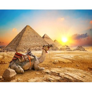 Toynk - Rompecabezas De La Pirámide Del Antiguo Egipto Con El Amanecer De Giza Para Adultos Y Niños