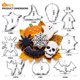 thumbnail image 2 of Cortadores de Galletas Wmtidene 9 Piezas Halloween de Acero Inoxidable, 2 of 7