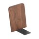 thumbnail image 2 of Sujetalibros De Madera Moderno Elegante Y Pesado Para Estanterías De Escritorio 11 X 12 X 17 Cm Color Marrón, 2 of 5