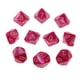 thumbnail image 1 of Dados De Juego De 10 X 10 Lados Dados De 16 Mm Para Juegos De Mesa / Enseñanza De Matemáticas Rose + White, 1 of 3