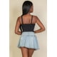 thumbnail image 4 of Top Fashnzfab Solid Strap Tank Top Negro, 4 of 5