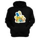 thumbnail image 1 of Polerón Canguro Familia Amarilla Negro Talla L Unisex, 1 of 3