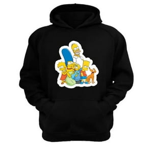 Genérico - Polerón Canguro Familia Amarilla Negro Talla M Unisex