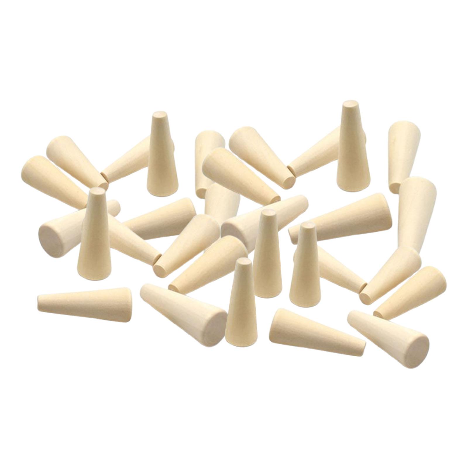 Magideal - Ratchos De Madera 30X Organizador De Jejista Creativo Decoración Decorativa Joyería Inacabada Lados Para La Boda De Joyería De Artesanía De Bricolaje