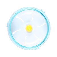 Magideal - Rueda De Ejercicio Silenciosa Para Hámster, Platillo Volador Giratorio Para Trotar, Ruedas Giratorias Para , Jaula De Rodillos Forma Forma Forma Silencios Azul 175 Cm