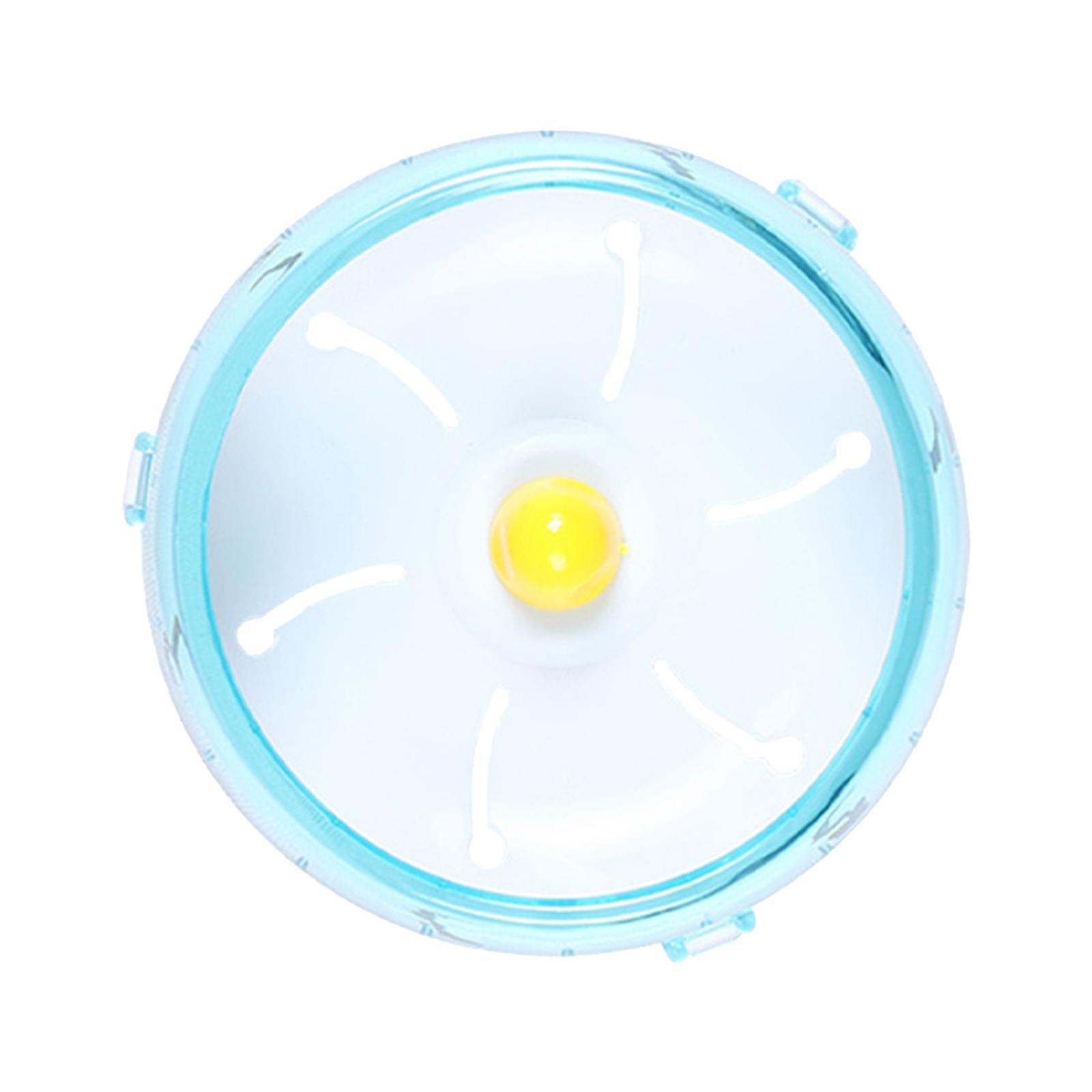 Magideal - Rueda De Ejercicio Silenciosa Para Hámster, Platillo Volador Giratorio Para Trotar, Ruedas Giratorias Para , Jaula De Rodillos Forma Forma Forma Silencios Azul 175 Cm