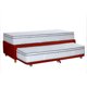 thumbnail image 1 of Cama Nido Zen Top Pu Rojo 1.5 Plaza, 1 of 4