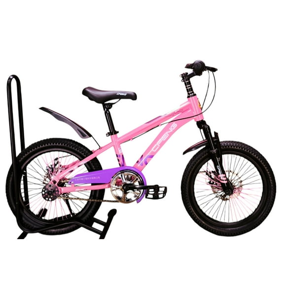 Bicicleta Aro 18 Cfeng con Freno Disco Rosado Lila