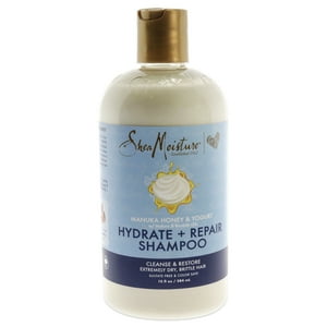 Shea Moisture - Champú Hidratante Y Reparador Con Miel De Manuka Y Yogur.