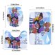 thumbnail image 3 of Juego de Alfombras de Baño Desmarcar Terciopelo Coral 3 Piezas, 3 of 6