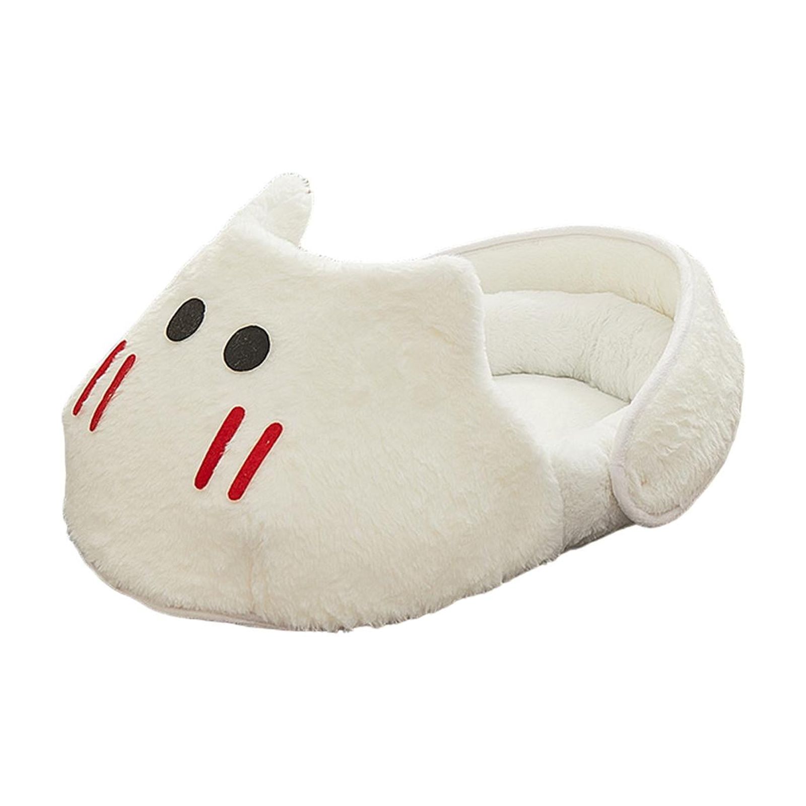 Magideal - Cama Tipo Pantuflas Para Gatos, Cálida Cama Para Gatos En Invierno, Cojín Creativo Para Mascotas, Cómoda Cama Para Gatitos, Cálida Cama Para Mascotas L