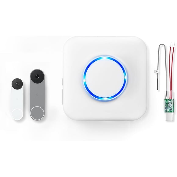 Timbre Inalámbrico Physen para Google Nest 2da Gen 200 m