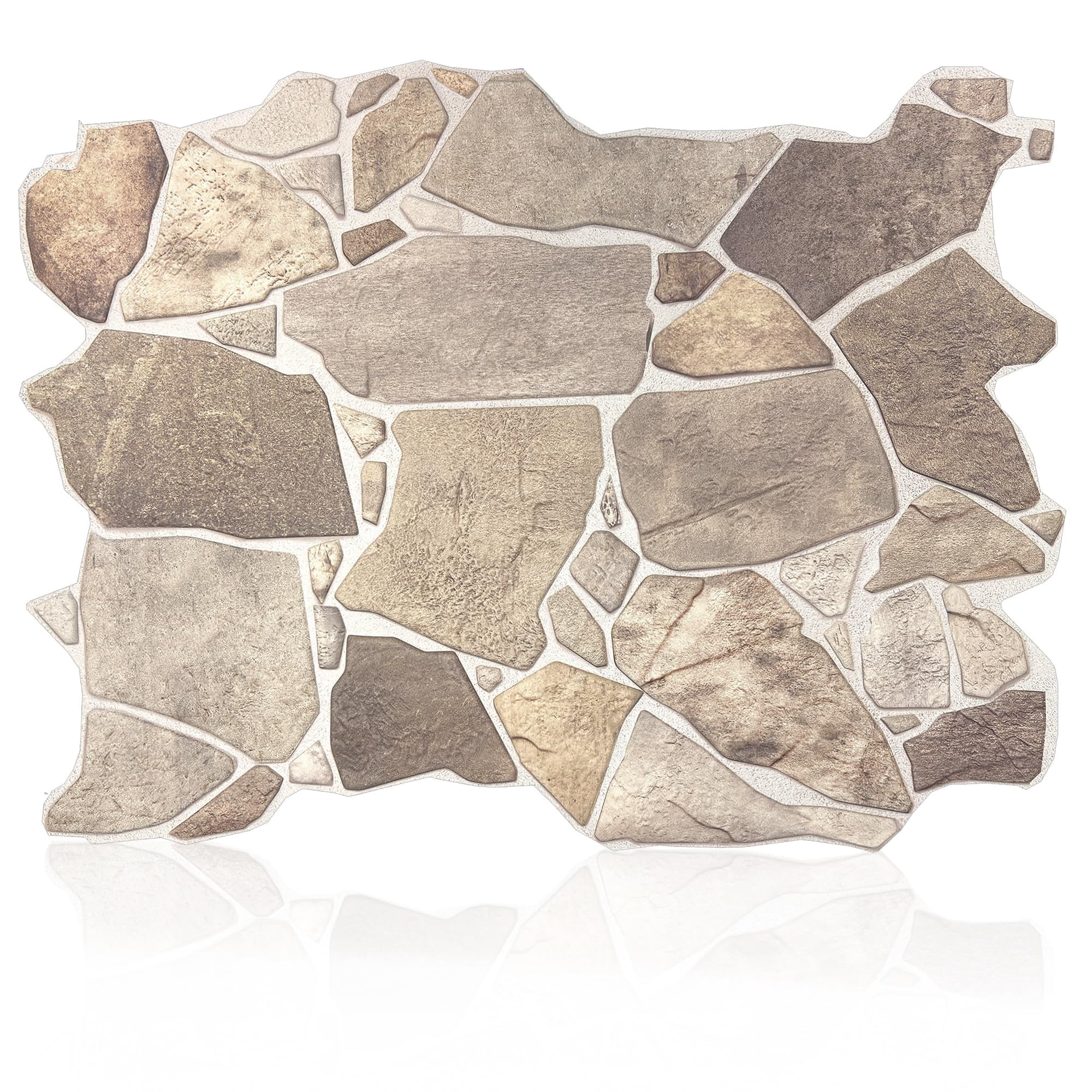 Panel Decorativo Concord Wallcoverings Retro-art 3d De Piedra Falsa 44,5 X 60 Cm