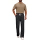 thumbnail image 2 of INSPIRE CHIC Pantalones de Hombre Casuales de Color Sólido con Textura Jacquard de Pierna Recta y Cintura con Cordón 38 Negro, 2 of 5
