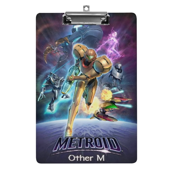 Metroid Dread Portapapeles de acrílico A4