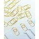 thumbnail image 4 of Clips de papel QUJUFIND 20 mm corazón dorado - paquete de 100, 4 of 6