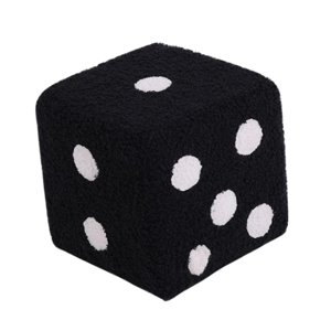 Magideal - Taburete Cuadrado Otomano Para Reposapiés, Taburete Antideslizante Para Sofá, Taburete Decorativo Para Cabecera , Negro 20Cmx20Cm