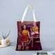 thumbnail image 2 of Broke Girls Bolso de tela con estampado de lienzo para mujer, bolsa de compras reutilizable y estética, con cremallera interior, regalo para mujer,38*45cm., 2 of 6