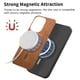 thumbnail image 5 of Magnetic Slim Case for Xiaomi Redmi Note 13 Pro 4G with Camera Guard & Anti-Scratch Back Brown, 5 of 6
