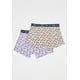 thumbnail image 2 of Bóxer Hombre Bipack Print Gris Corona, 2 of 5
