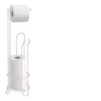 Genérico - Soporte De Papel Higiénico Confort Pedestal Organizador Baño Blanco