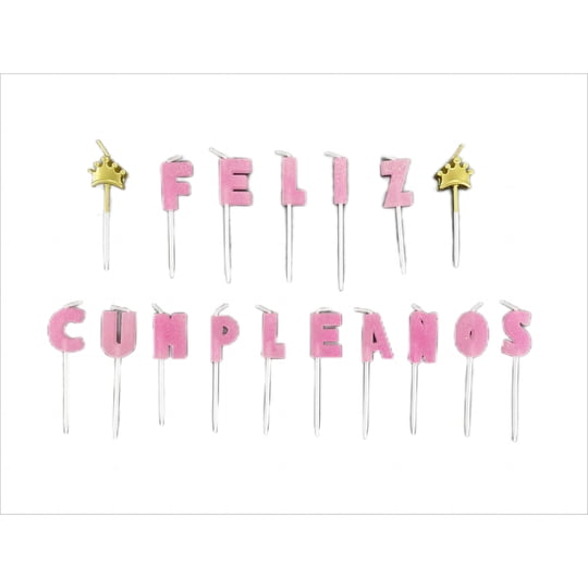 Velas Feliz Cumpleaños Rosa Way to celebrate