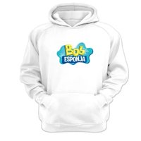 Genérico - Polerón Canguro Esponja Amarillo Blanco Talla L Unisex