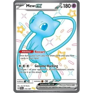 Tarjeta Pokémon Pokémon Mew Ex Shiny Full Art 216/091 Ultra Rare