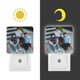 thumbnail image 3 of Trillizos Sturniolo Luz nocturna LED con sensor de anochecer a amanecer para dormitorio, baño, pasillo, escaleras - Lámpara LED nocturna de enchufe, 0.5W - 1 pieza, 3 of 6