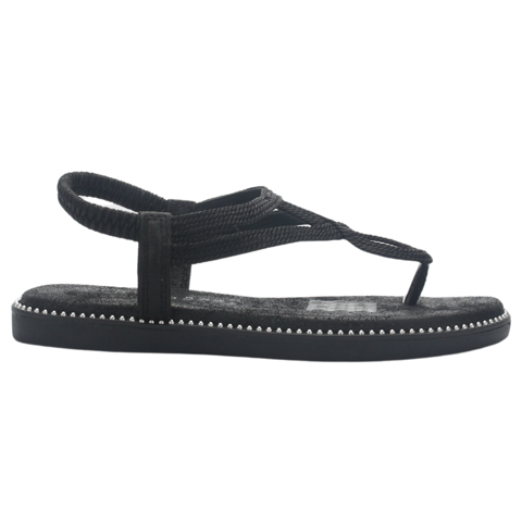 Sandalia De Mujer De Color Negro Casual Chalada Angui-1