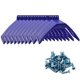 thumbnail image 3 of Percha para Palomas MODUODUO 10 unidades de Plástico Azul con Tornillos, 3 of 9