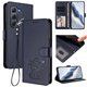 thumbnail image 2 of Infinix HOT 60 PRO 4G Funda Billetera con Estampado de Gato, Azul, 2 of 6