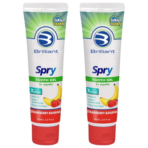 Pasta Dental Brilliant Gel 2 X 50Ml Niños