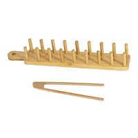 Bothyi - Soporte De Madera Para Tacos, Soporte Para Conchas De Taco, Rollos Mexicanos, Bandeja Para Panqueques Para El Hogar