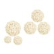thumbnail image 4 of 6 Uds Bola De Mimbre De Ratán Natural Accesorios Para Fotos Hogar Boda DIY Baratija, 4 of 5