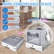thumbnail image 2 of Caja de arena cubierta HOMAGICO extra grande gris de doble entrada, 2 of 6