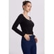 thumbnail image 2 of Polera Mujer Canalé Negro, 2 of 4
