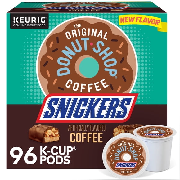 The Original Donut Shop Snickers Coffee K-Cup, cápsulas de 96 unidades