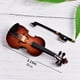 thumbnail image 2 of Beautiful Wooden Miniature Violin Set: Stand, Bow, Case, And Musical Instrument - Perfect Home Decoration!, 2 of 2