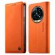 thumbnail image 1 of Funda Billetera de Cuero para [Realme 13 Pro/13 Pro Plus], Bloqueo RFID, Tarjetas y Soporte Naranja, 1 of 5