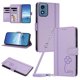 thumbnail image 1 of Funda Cartera Trébol para Motorola Moto G Play 2024 4G con Ranuras Tarjetas y Carga Inalámbrica Morado claro, 1 of 6