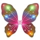thumbnail image 4 of Disfraz de hada arcoíris con alas de mariposa con LED para niños y adultos, 4 of 4