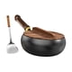 thumbnail image 4 of Sartén Wok De Hierro Con Tapa Y Espátula, Wok Chino Para Camping, Cocina Y Restaurante., 4 of 5