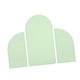thumbnail image 5 of 3 Piezas De Cubiertas De Fondo De Arco Para Recepción De A?o Nuevo, Aniversario, Boda, Cubiertas De Arco Verde Claro, 5 of 5