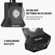 thumbnail image 2 of TiFFCOFiO Outdoor Timer Outlet Waterproof, temporizador mecánico de 24 horas, 2 of 3