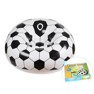 Leon Import - Puff Sofa Inflable Diseño Futbol 110X80Cm